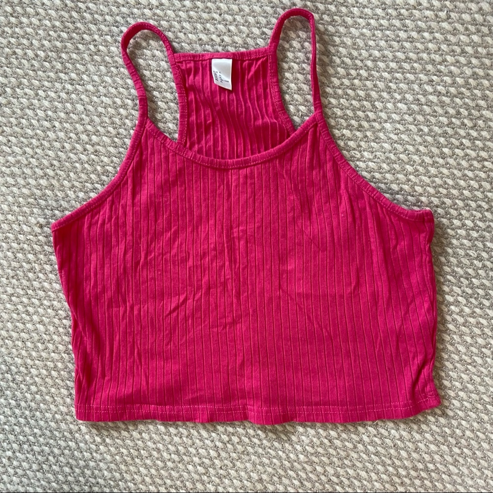 Hot Pink Crop Top